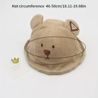 Детска 3D сладка кадифена ветроустойчива шапка Мече, снимка 11 - Шапки, шалове и ръкавици - 44451943