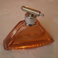  1930 гАрт Деко бутилка за парфюм  кристално стъкло, снимка 6 - Антикварни и старинни предмети - 38992972