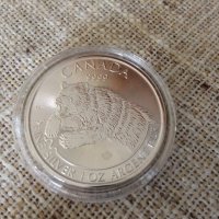 Серия "Хищници" Канада 4 броя чисто сребро лимитирана серия Royal Mint Canada, снимка 7 - Нумизматика и бонистика - 38895042