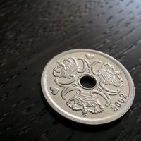Монета - Дания - 1 крона | 2002г., снимка 2 - Нумизматика и бонистика - 29387434