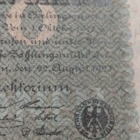 Райх банкнота - Германия - 100 Милиона марки / 1923 година - 17956, снимка 3 - Нумизматика и бонистика - 31032100