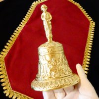 Кралска ловна камбана от бронз. , снимка 11 - Антикварни и старинни предмети - 29522264