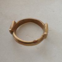 Старинен, уникален  меден прьстен " Маската", снимка 4 - Други ценни предмети - 34118456