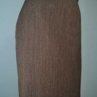Еластична пола с хастар с висока талия , снимка 3 - Поли - 31157231
