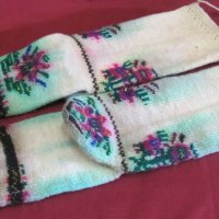 Стари Вълнени Чорапи за Носия, снимка 4 - Антикварни и старинни предмети - 42152529