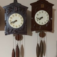 Работещ часовник с кукувица , снимка 1 - Антикварни и старинни предмети - 44341940