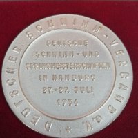 Немски медал /плакет 1956 г Хамбург, снимка 3 - Антикварни и старинни предмети - 37008869