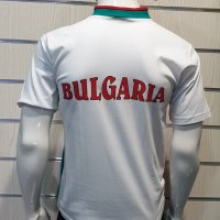 Нова мъжка тениска с шпиц деколте и трансферен печат България, герб, снимка 5 - Тениски - 29889810