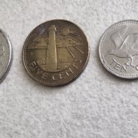 Монети. Карибски басеин. Барбадос. 1 долар и 0.25, 5, 1  цента. 4 бр., снимка 6 - Нумизматика и бонистика - 42425154