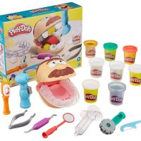 Play Doh - Игрален комплект: Зъболекар Hasbro F1259, снимка 3 - Пластелини, моделини и пясъци - 42917966