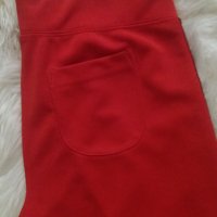СТРАХОТЕН червен спортен панталон  - 7/8 дължина на крачола , снимка 4 - Спортни екипи - 42767736