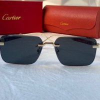 Cartier мъжки слънчеви очила с дървени дръжки, снимка 2 - Слънчеви и диоптрични очила - 42796957