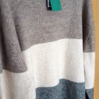 НАМАЛЕН - Нов пуловер райе H&M, снимка 6 - Блузи с дълъг ръкав и пуловери - 34350925