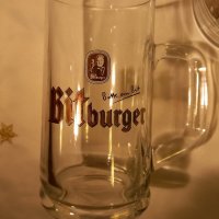Халба за бира Bitburger, снимка 2 - Чаши - 35221257