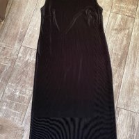 Нова дълга ежедневна черна рипс плисе еластична рокля рипс 44 нолер , снимка 9 - Рокли - 37612454