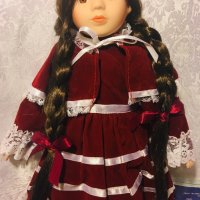 колекционерска порцеланова кукла , снимка 4 - Кукли - 39061455