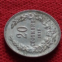 Монета 20 стотинки 1912г. Царство България за колекция - 27445, снимка 4 - Нумизматика и бонистика - 35159966
