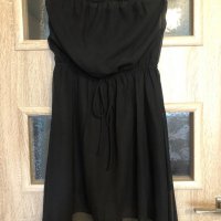 Асиметрична черна рокля Calliope, снимка 3 - Рокли - 29196428