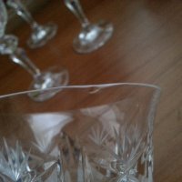 Кристални чаши Бохемия , снимка 5 - Антикварни и старинни предмети - 37761425