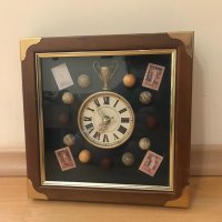 Стар колекционерски , сувенирен дървен часовник, снимка 4 - Антикварни и старинни предмети - 36822138