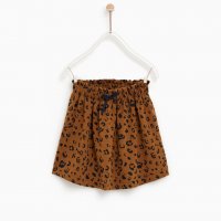 Пола Зара с леопардов принт , снимка 1 - Детски рокли и поли - 29570820