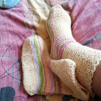Ръчно плетени чорапи , снимка 12 - Други - 38096511