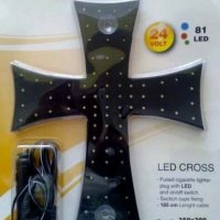 Светещ ЛЕД LED диоден кръст ЧЕРВЕНО-БЯЛО 24V , LK81V24R , снимка 2 - Аксесоари и консумативи - 35589432