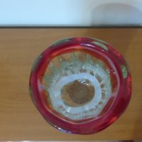 Стъклена ваза Мурано, снимка 4 - Вази - 42093573