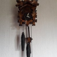 Стенен дървен  часовник с кукувичка, снимка 6 - Антикварни и старинни предмети - 30270708