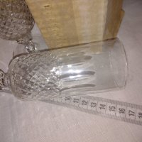 Кристални чаши за шампанско / вино, снимка 4 - Антикварни и старинни предмети - 39096296