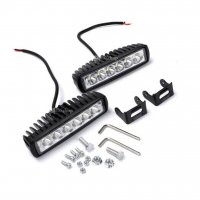 2бр. LED бар 18w offroad, снимка 2 - Аксесоари и консумативи - 38725477