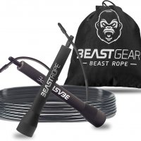 Въже за скачане Beast Gear, въжета за скачане Steel Speed Fitness,Скоростно въже за скачане , снимка 4 - Фитнес уреди - 39377176