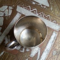 Стара английска посребрена чаша, снимка 6 - Антикварни и старинни предмети - 29977395