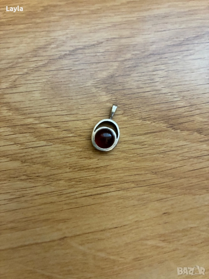 Сребърна висулка, снимка 1