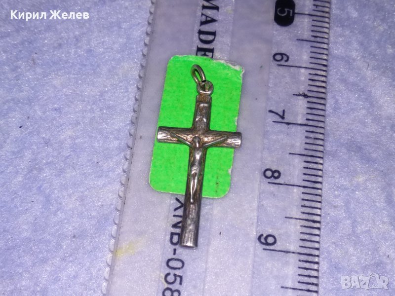 СТАРО СРЕБЪРНО РАЗПЯТИЕ КРЪСТЧЕ МАЙСТОРСКА ИЗРАБОТКА 6803, снимка 1