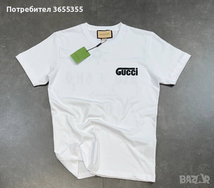 Мъжка тениска Gucci в бяло, снимка 1