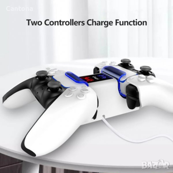 Зарядно за 2 джойстика PS5, iPega Dual Charger P5003, снимка 1