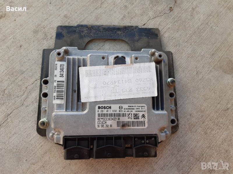 Компютър двигател Peugeot 307 SW ЧЕРНО 1.6 HDI 1.6hdi Пежо 307 СВ Комби ЧЕРНО 1.6 ХДИ 1.6хди pejo, снимка 1