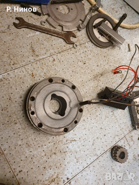 Електромагнит: притеглящ/прилепващ сила 0.25 тон 2500 N 230VAC, снимка 1