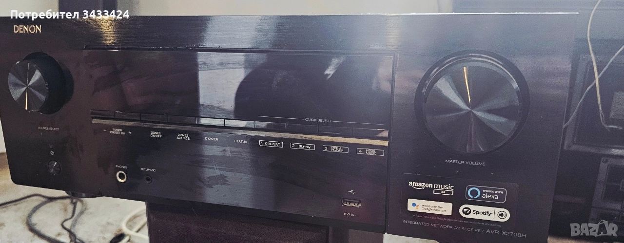 усилвател Denon АVR X2700, снимка 1
