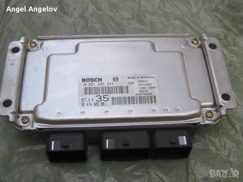 Компютър 0261206943 Bosch 9647480580 Пежо 307 1,6 00-08г Peugeot 307 1,6 16V, снимка 1
