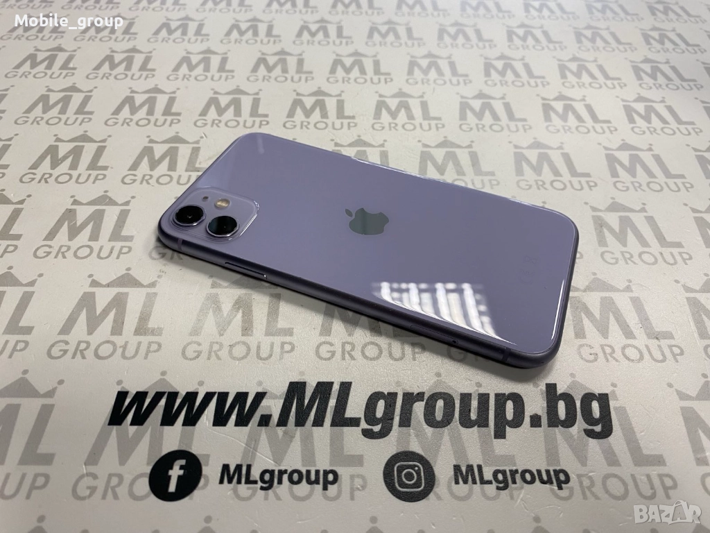 #MLgroup предлага iPhone 11 128GB Purple 80%, втора употреба, снимка 1