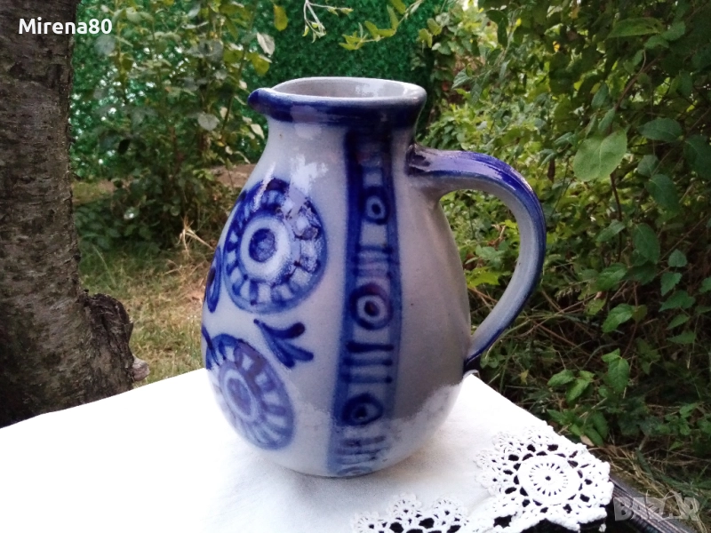 Винтидж кана - немска солна керамика, снимка 1