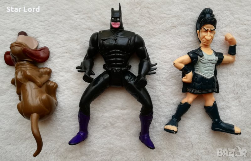 Фигурки от Макдоналдс - Батман, Астерикс, Лейди и скитника, снимка 1
