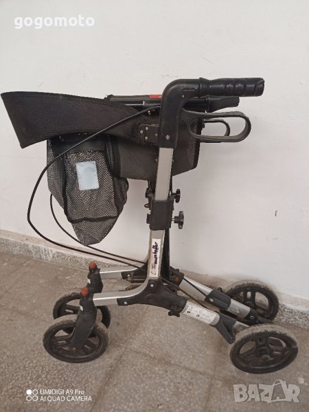 КАТО нов Висококачествен НЕМСКИ Ролатор проходилка за бутане,хора с увреждания в неравностойно, снимка 1