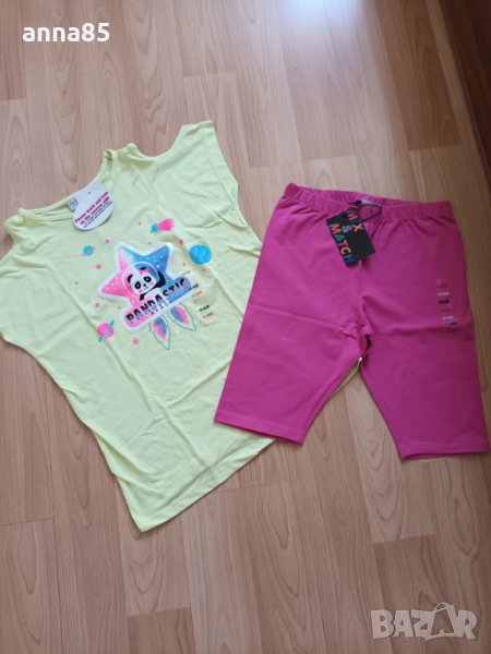 Лот нов клин и тениска 146/152 см., снимка 1