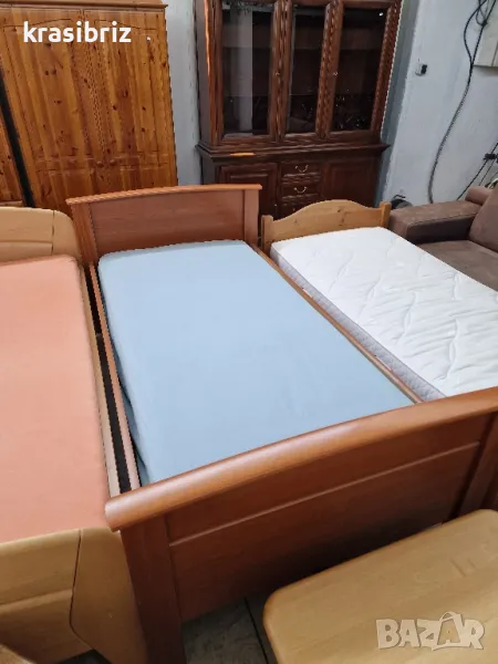 Масивно Легло с Матрак-100/200см.-внос от Германия!, снимка 1