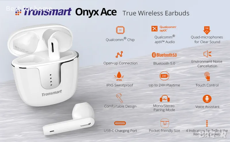 Висококачествени слушалки Tronsmart Onyx Ace PRO, снимка 1