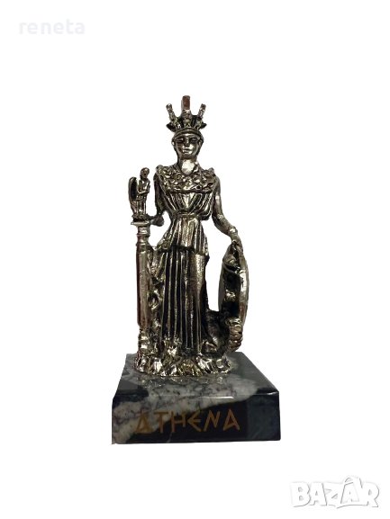 Статуетка Ahelos, Атина Палада, Метална, Сребриста, 9 см., снимка 1
