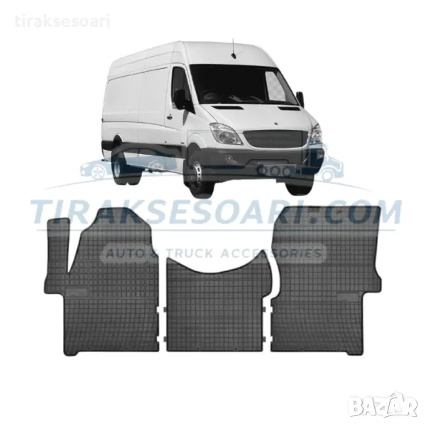 Полски Гумени стелки за бус MERCEDES SPRINTER 2 Gen след 2006 година, снимка 1